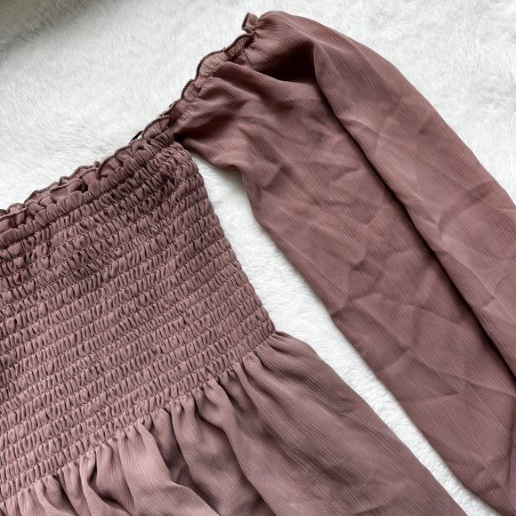 Forever 21 lavender off the shoulder mini dress - Picture 3 of 3